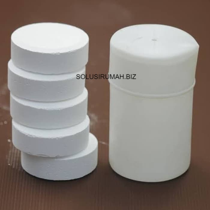PERKG Kaporit Tablet 90% Chlorine Tablet 90% Obat Kolam Renang 1KG KG