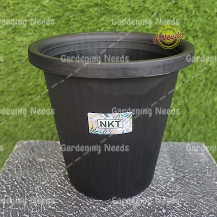 Pot Plastik Tinggi NKT Bozz 25 Hitam
