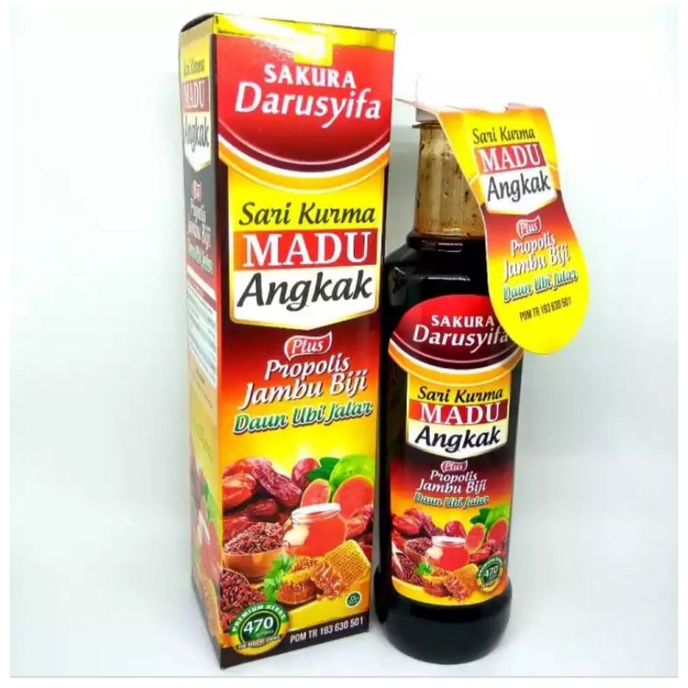 

sakura sari kurma madu angkak plus propolis jambu biji 470 gram darusyifa