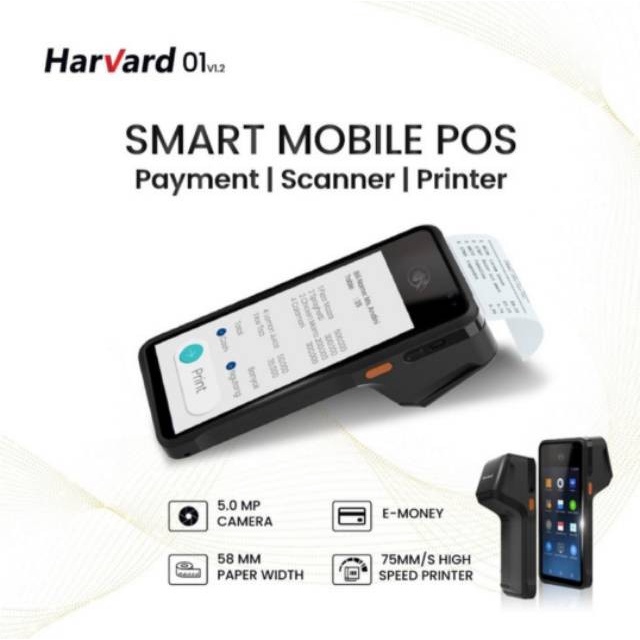 MESIN KASIR ANDROID POS ADVAN HARVARD THERMAL PRINTER 58MM 4G WITH NFC + CAMERA