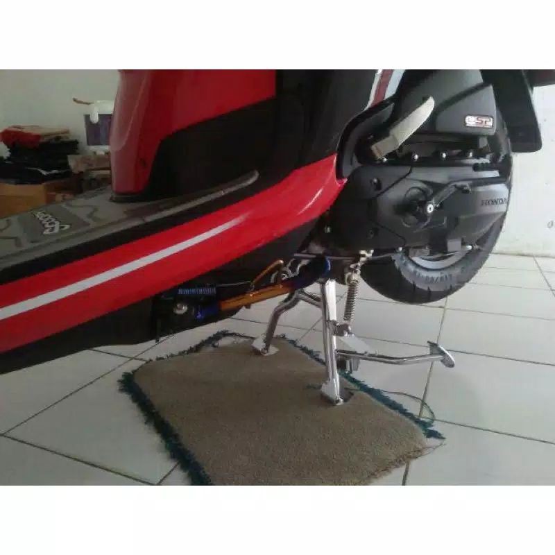 Standar 2 Tengah Chrome Cromee Honda Beat Scoopy new Vario old 110 Beat Fi new