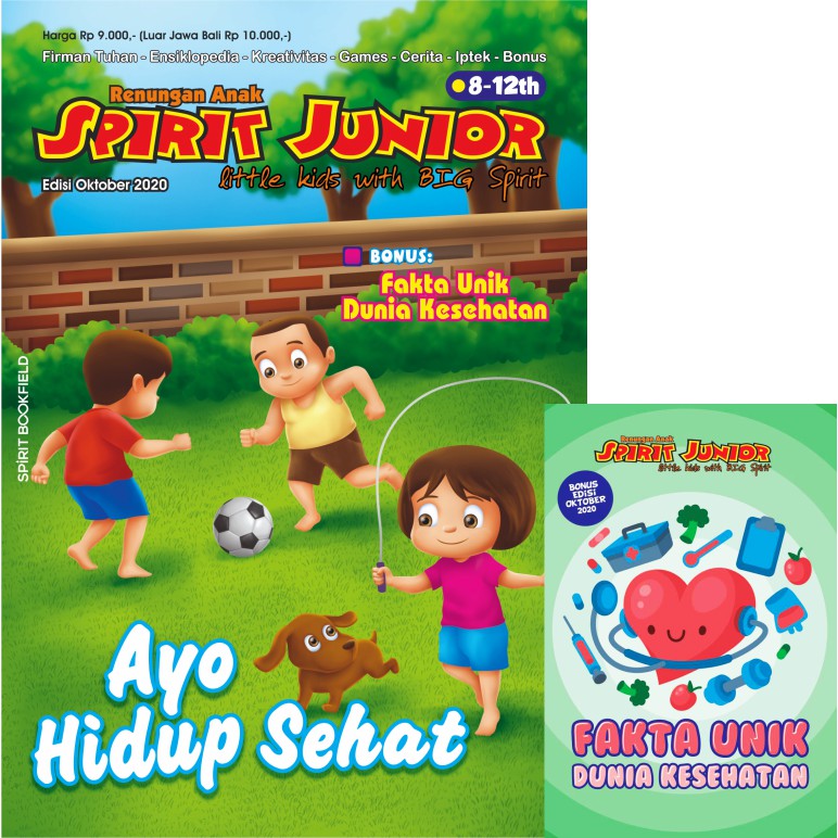 Renungan Harian Anak Junior Edisi Oktober 2020 Spiritbookfield