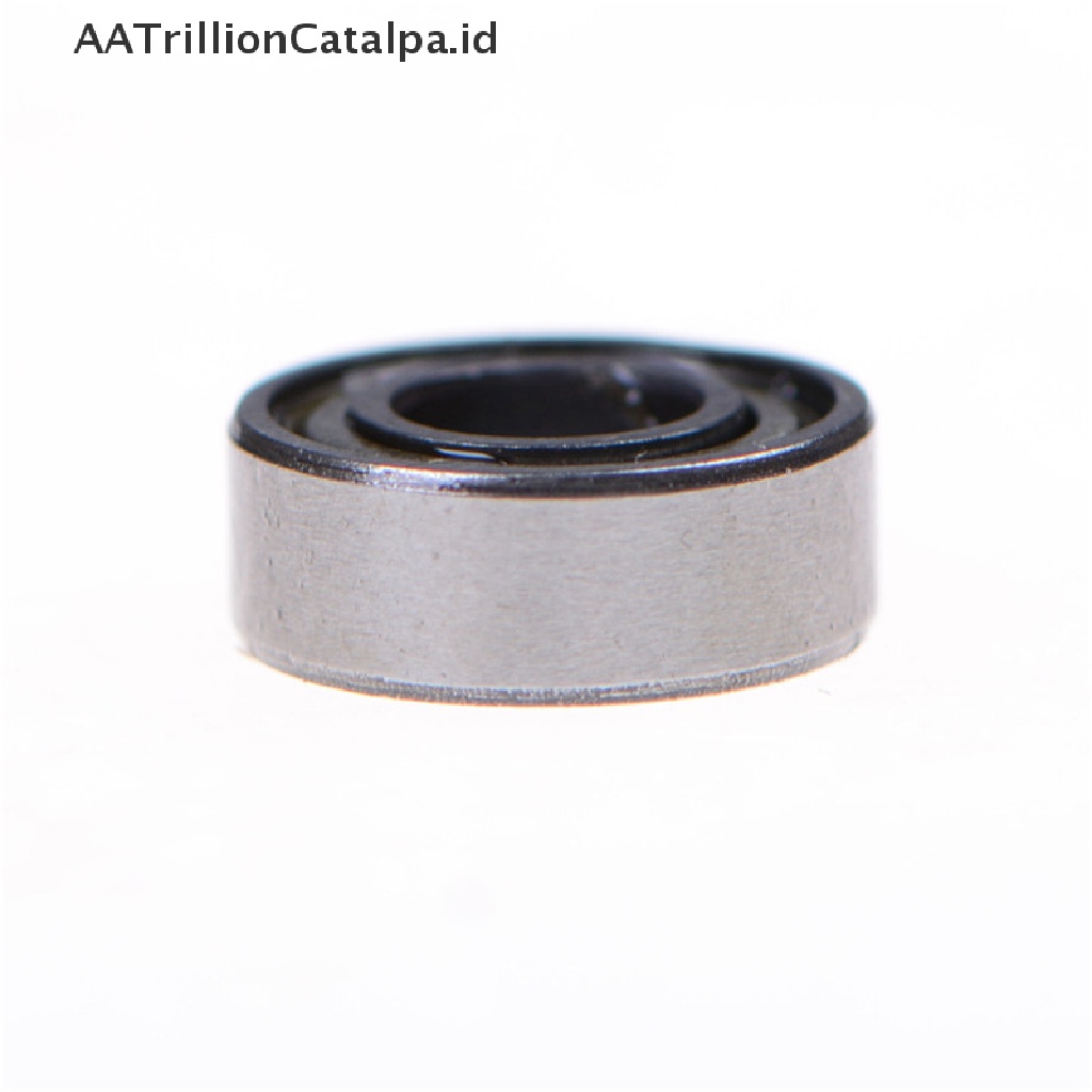 Aatrillioncatalpa 10pcs MR115ZZ Miniatur Bearing Segel Karet Bahan Metal Ukuran 5x11 x 4mm