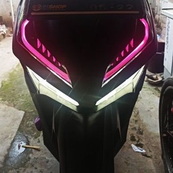 Lampu Led Alis Drl Flexsible 15,20,25,30,45 & 60cm Waterproof Universal 1biji-2