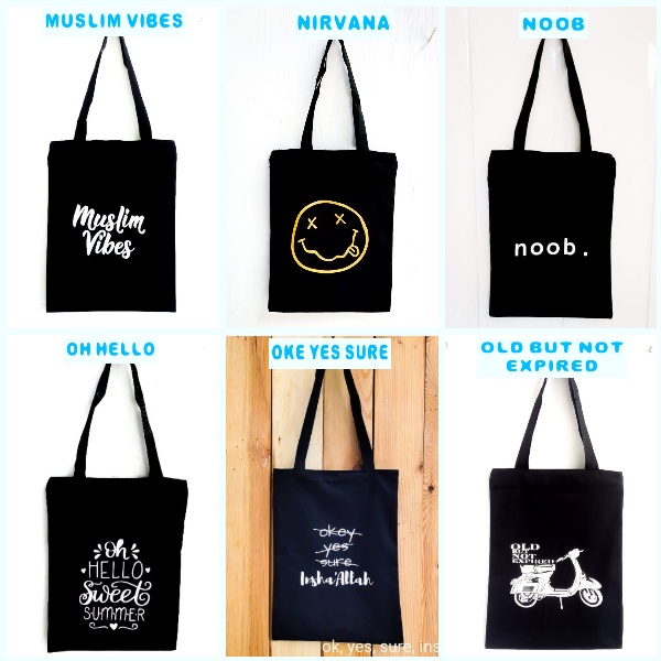 (PART 21) TOTEBAG tas tote bag Resleting KPOP wanita pria unisex BAHAN kain drill PREMIUM NMIXX NEWJEANS the boys|| Kiiyoomii ||