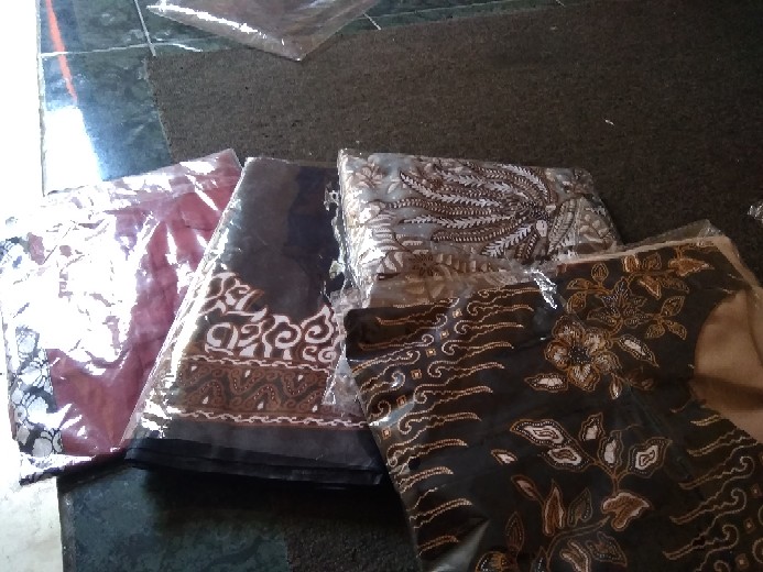 Tey-17 Batik Wanita Asj Sa Hrb026 Kenongo Kemeja Tosca Pendek