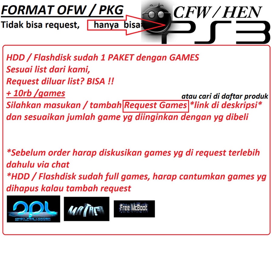 RB HDD PS3 Hardisk Eksternal PS3 320Gb - Support CFW ( SUPERSLIM, SLIM, FAT )