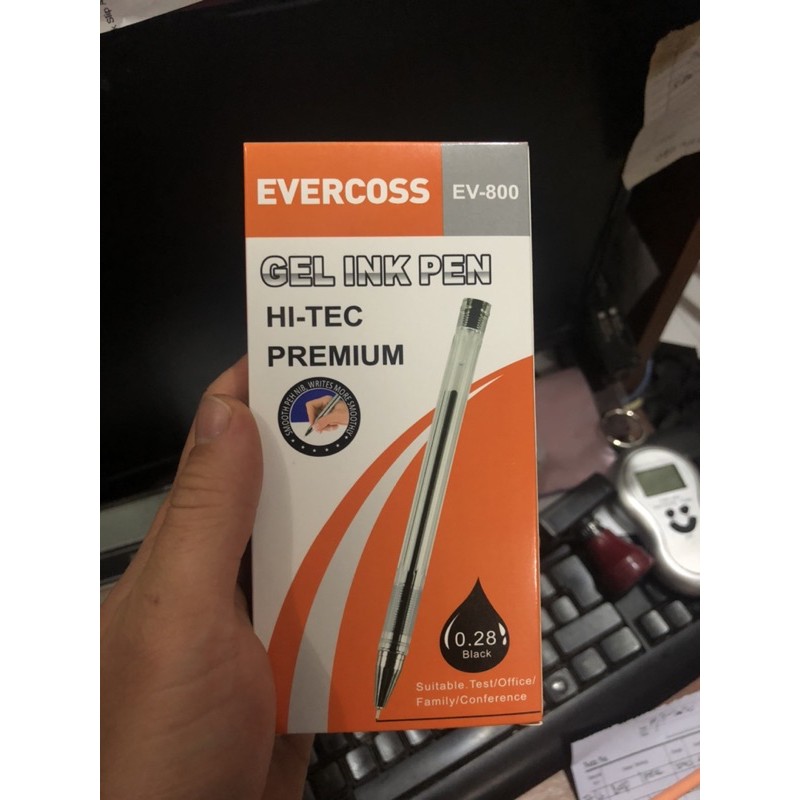 

ballpoint hi tech hitec evercross hitam lusinan ev 800