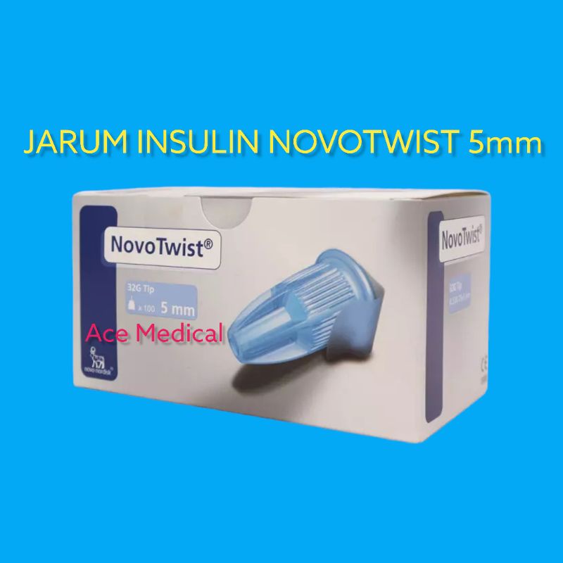 Jarum Insulin Novotwist 5 mm Pen Needle