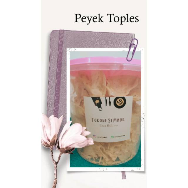 

Peyek Kacang/Peyek Kacang Hijau/Peyek Rebon HomeMade Tokone Simbok Sehat, tanpa bahan pengawet