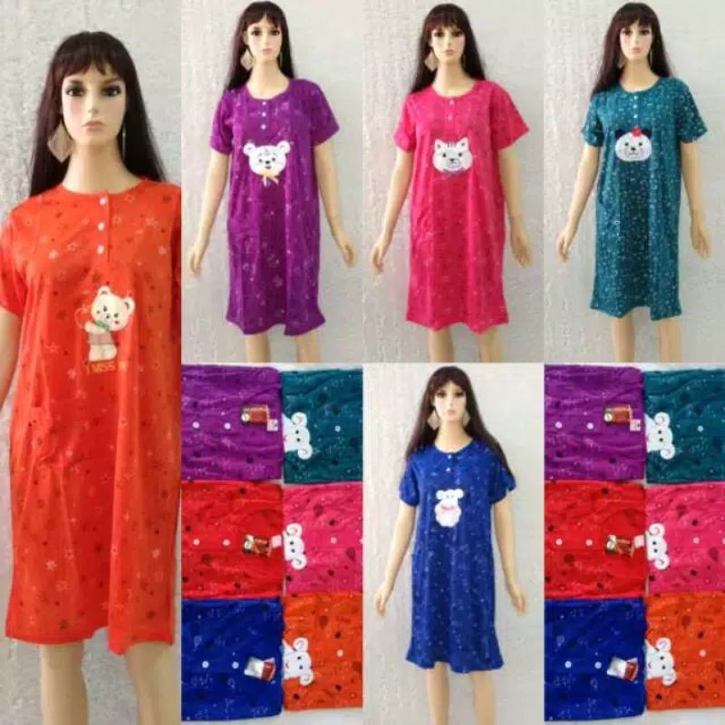 Baju tidur daster bahan kaos / daster wanita dewasa