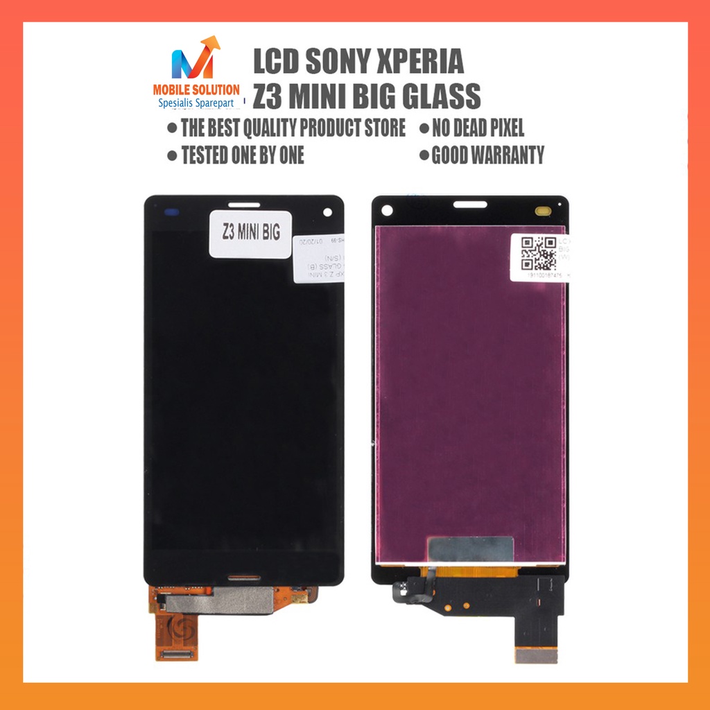 Grosir LCD Xperia Z3 Mini Original 100% Fullset Touchscreen Garansi 1 Bulan + Packing / Bubbel