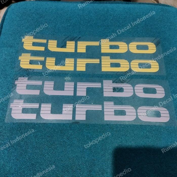 stiker turbo land cruiser vx 80