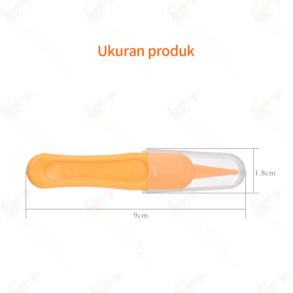 Lakooe Baby nose picker portabel Jepitan pembersih hidung dan upil bayi 1pcs