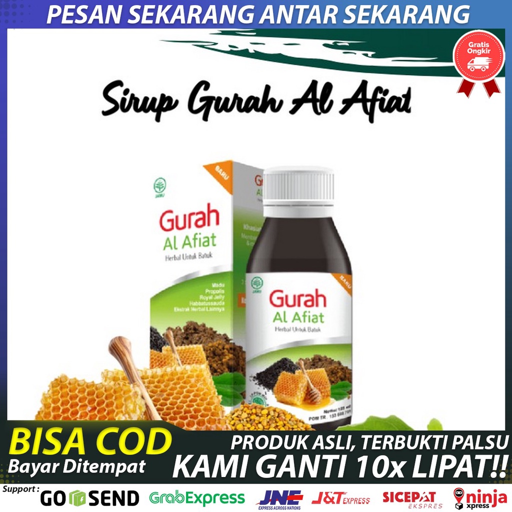 Sirup Gurah Al Afiat - Suplemen Kesehatan - Obat Herbal Bantu Memelihara Kesehatan Tubuh - Obat Pela