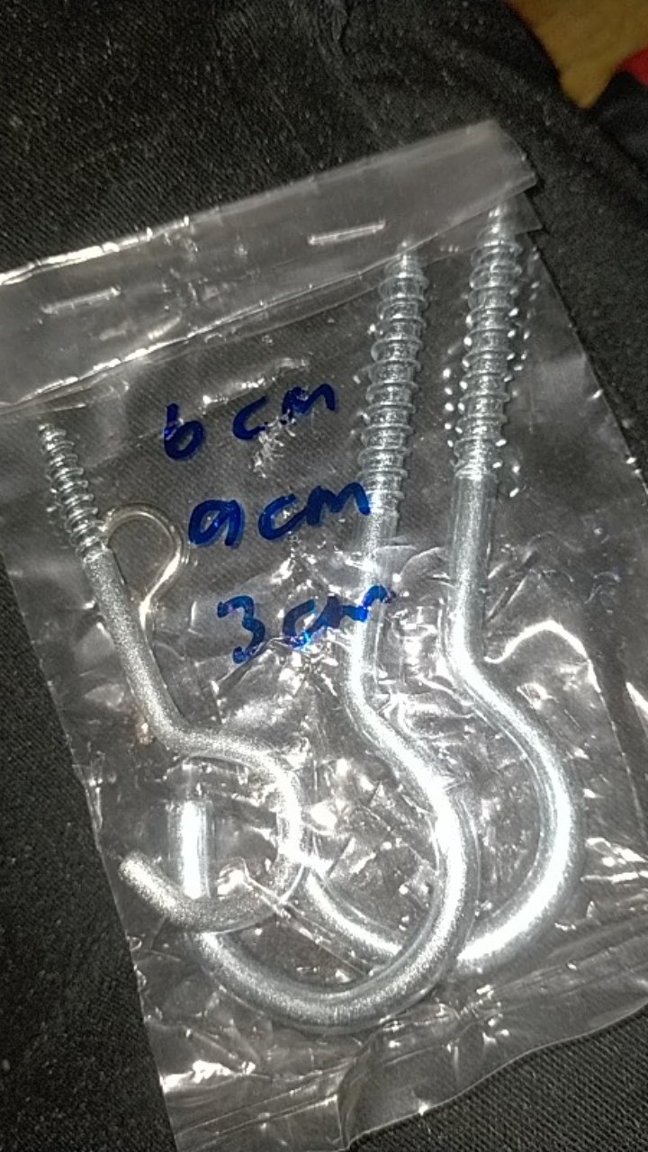 Hook Sekrup Skrup Kapstok Cantolan Burung Tanda Tanya Tutup 3 Cm 3cm