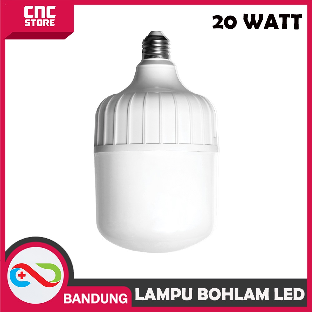 LAMPU BOHLAM LED JUMBO TERMURAH 5W 10W 15W 20 30W AWET SUPER TERANG - 20W