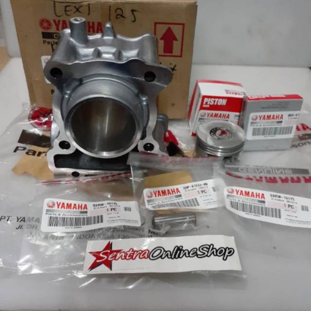 blok block seher piston kit yamaha lexi 125 orisinil ygp