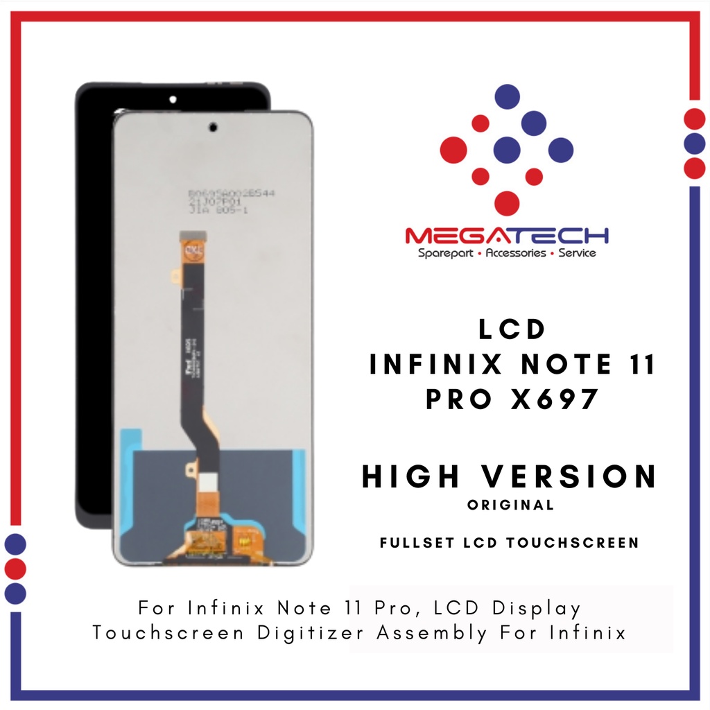 LCD Infinix Note 11 Pro / X693 / X697 Fullset Touchscreen