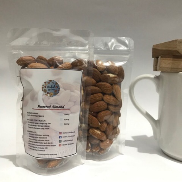 

TERMURAH!!!! Almond panggang 100 gram