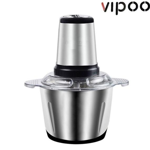 Terlaris Blender Chopper Daging Vipoo V-6004 Stainless Steel Store_Linasari