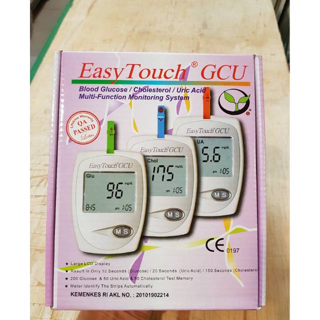 Easy Touch 3in1 GCU / Easy Touch 3 in 1 gula darah & asam urat & koleterol