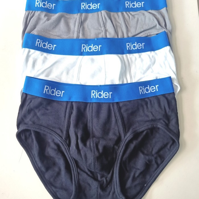 Set isi 3 Pcs Celana Dalam Pria Rider Sport Brief 333 Pakaian Dalam Pria CD Katun Underwear Cotton