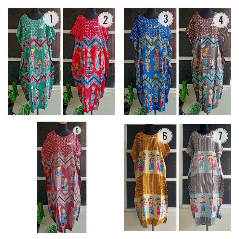 Daster/Longdress HAP Jumbo Tipe Kalong / Kelelawar / Lowo - LD 144