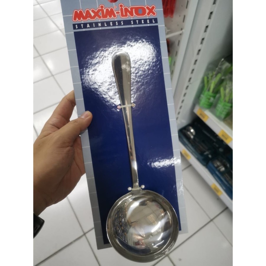 Aprillia Maxim Soup Ladle / Sendok Sop Kuah Stainless Steel Premium