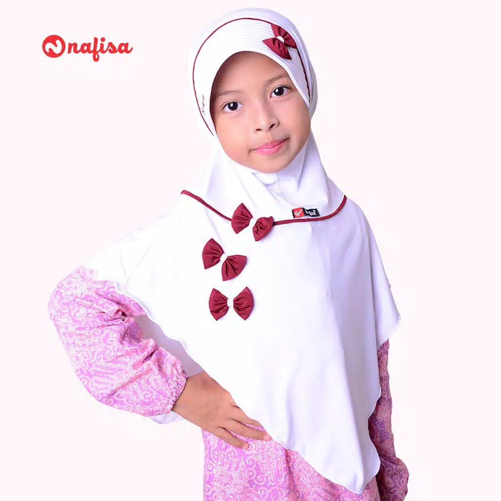 Jilbab Anak FILLIA | Kerudung anak |Hijab Nafisa | Jilbab instan anak