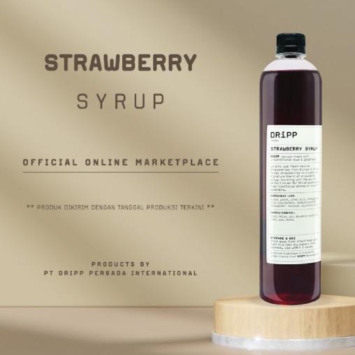 

✨BIG SALE✨ DRiPP Strawberry Syrup - Perasa Minuman Berbentuk Sirup Rasa Stroberi Untuk HORECA !!