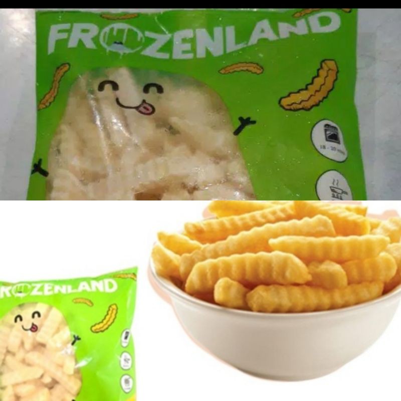 

kentang goreng frozenland,mydibel 1kg