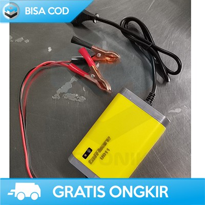 CHARGER AKI MOTOR MOBIL MURAH 12 V 2A TAFFWARE ORIGINAL UD11 OTOMATIS