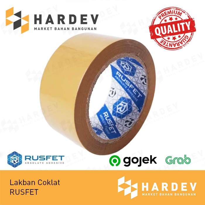 

Lakban Rusfet Coklat 2 inch (48mm) 90 yard bagus diatas Daimaru