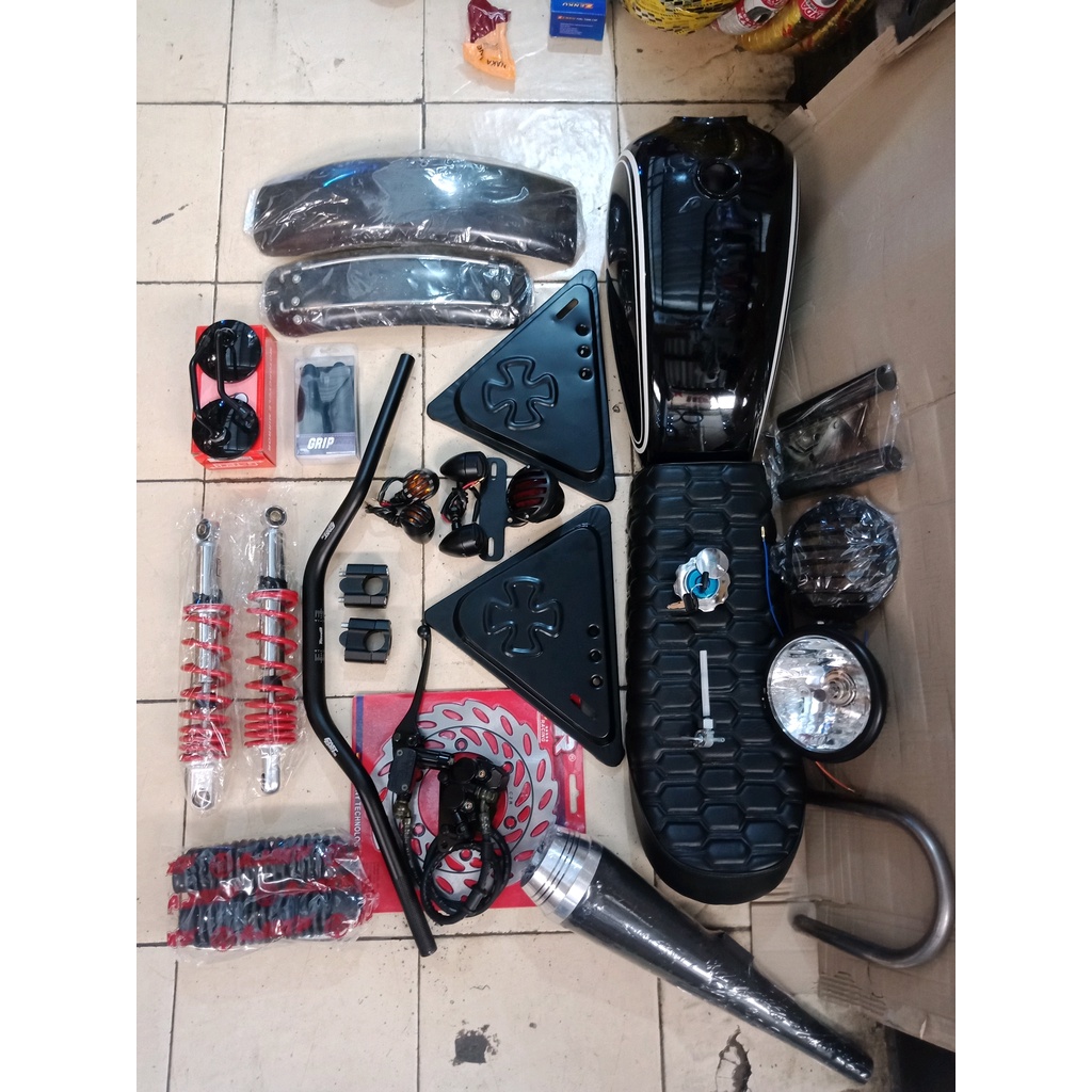 body japstyle fullset buat scorpio byson tiger mega pro thunder verza gl pro dll
