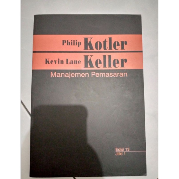 

(bekas) buku manajemen pemasaran edisi 13 jilid 1