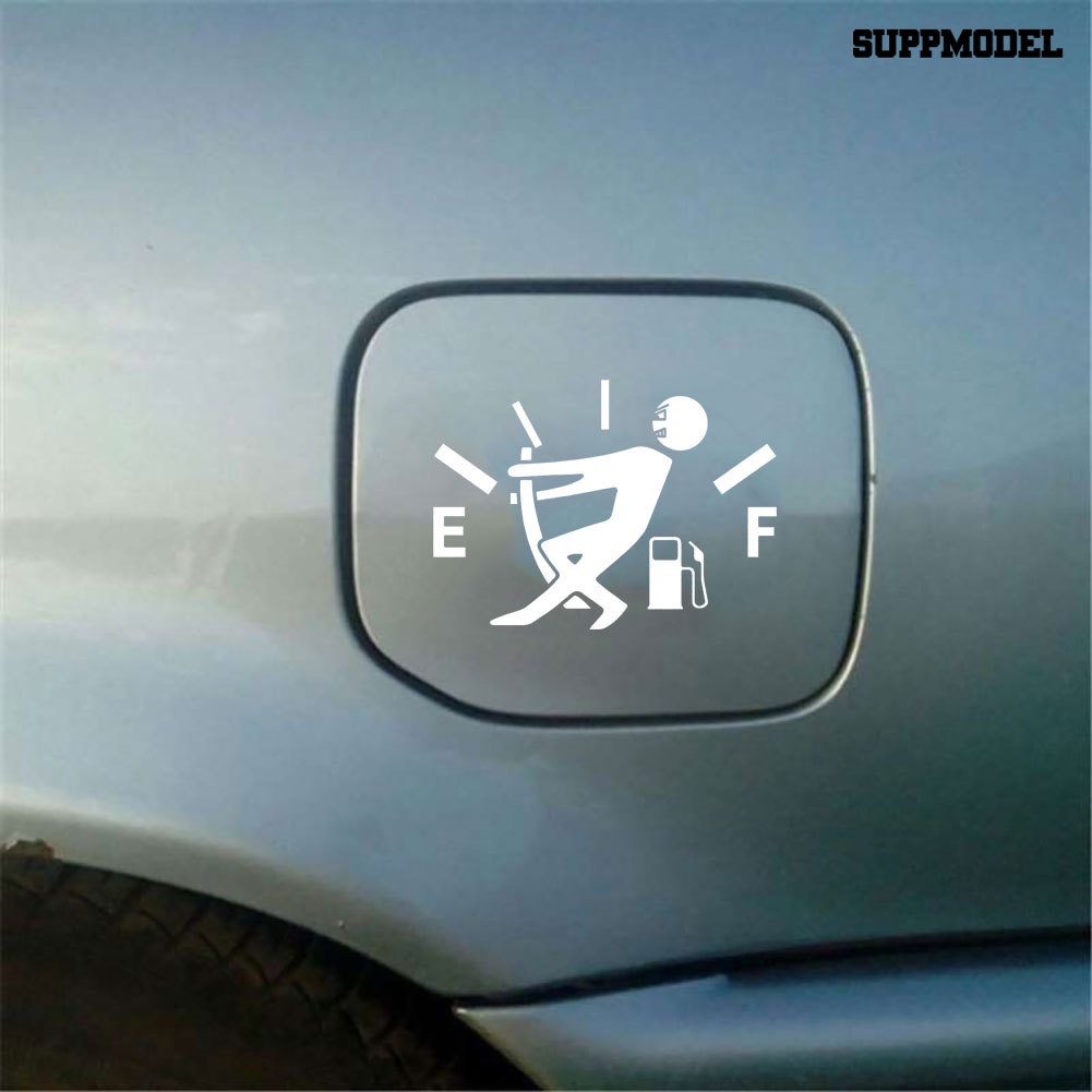 Stiker Decal Motif Gambar Meteran Bahan Bakar Untuk Dekorasi Mobil