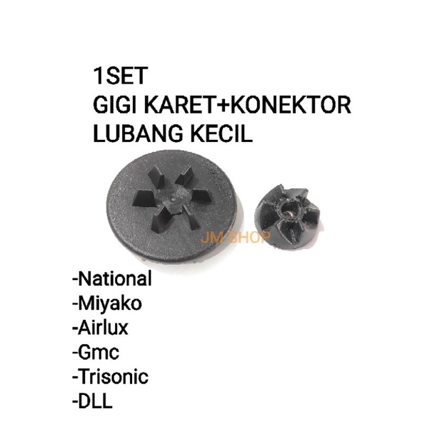 Gigi Karet Konektor 1Set Original Lubang Kecil Untuk Blender National Viva, Omega, Airlux, Miyako, G