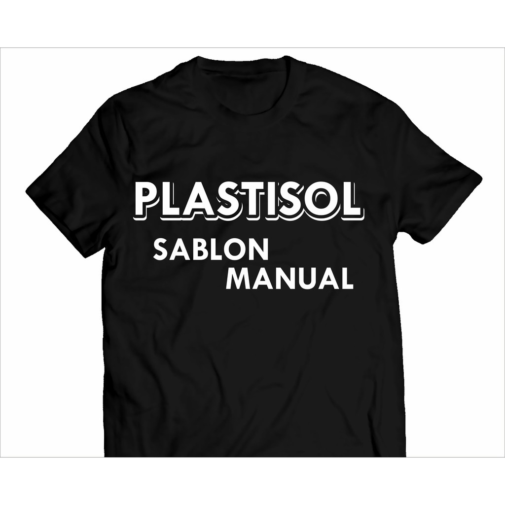 SABLON KAOS SATUAN LUSINAN PLASTISOL PRIA WANITA