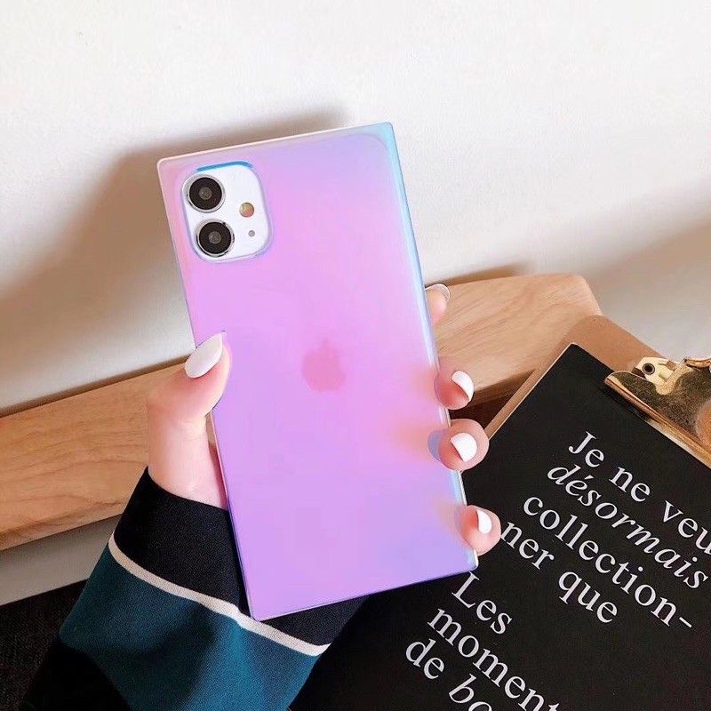 Aurora Square Case Iphone SE2 7 7+ 8 8+ X Xs Xr XsMAX 11 11pro 11 pro max 12 mini 12pro 12 pro max