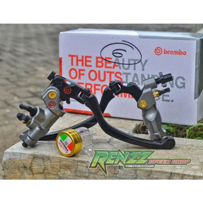 Master rem Brembo Izumi set kanan kiri Model ktc rcb Universal Vixion Rx King CB |  Matic Bebek