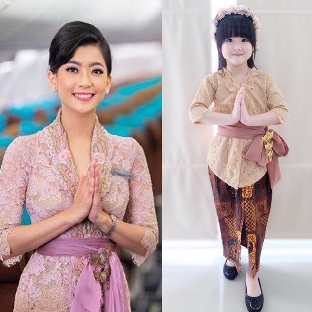 KEBAYA BRUKAT ANAK PRAMUGARI