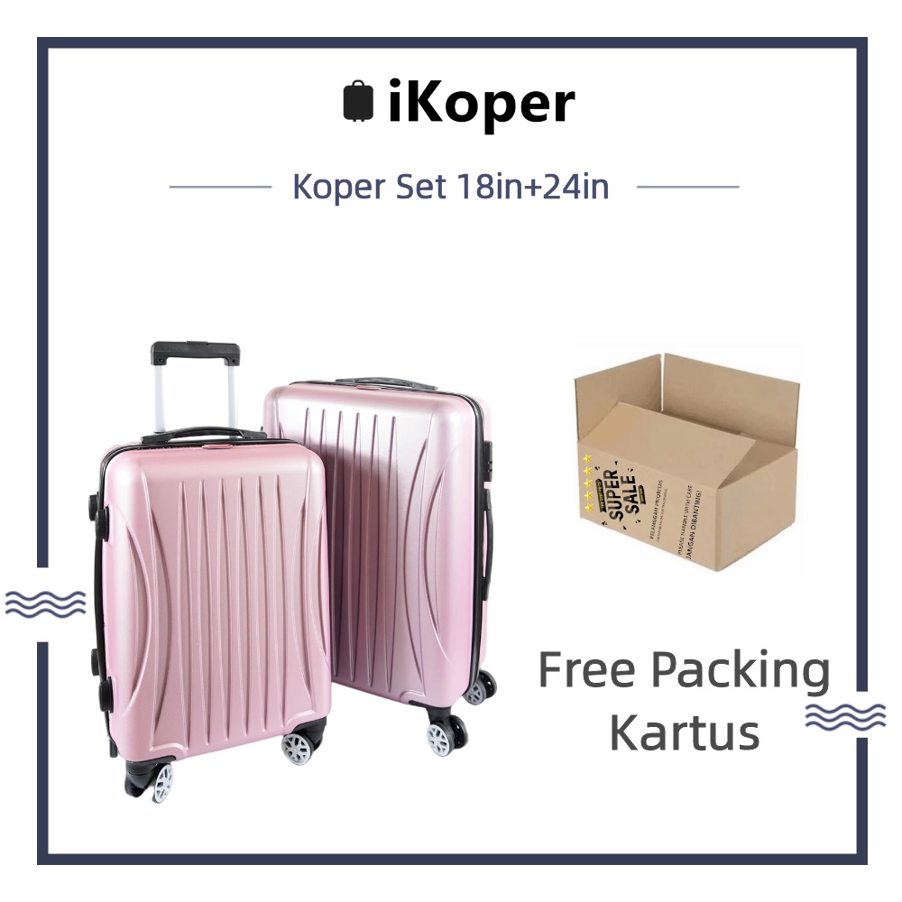 Koper Polo Set 18 inch + 24 Inch Original Polo Cabin Size Koper Import