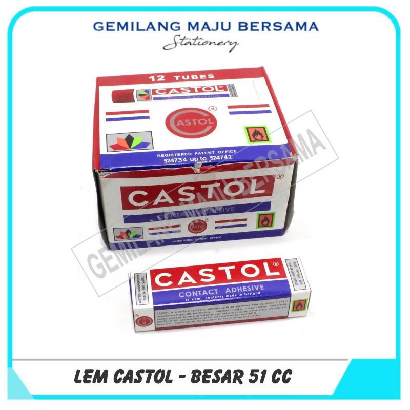 

Lem Castol Besar 51ml (Isi 12 bh)