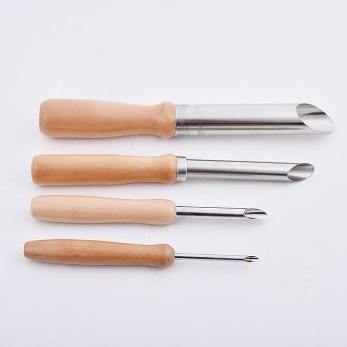 Round Hole Cutters for Ceramics Pottery Clay Sculpture DIY (4pcs)