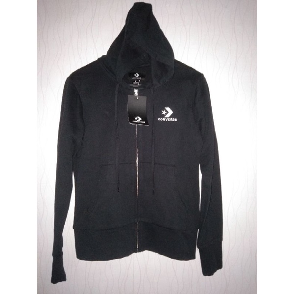 Original 100 % WOMEN jaket /Sweater Converse Hoodie, Black