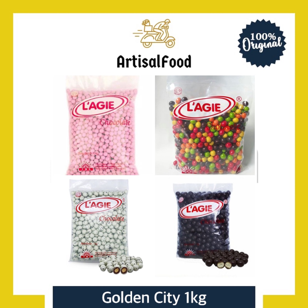 

Coklat Lagie Golden City Mini Ball 1 kg