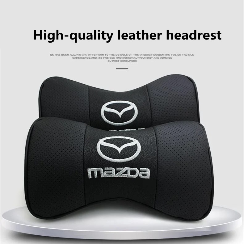 G-club Bantal Sandaran Kepala Bahan Kulit breathable Untuk Mazda