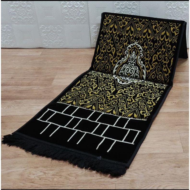 sajadah itikaf sajadah sandar uk 52 x 105 cm + tas