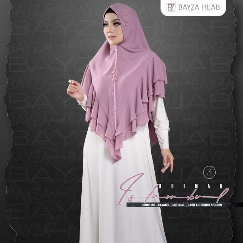 Jilbab Syari Khimar Istambul Ori Bayza Hijab
